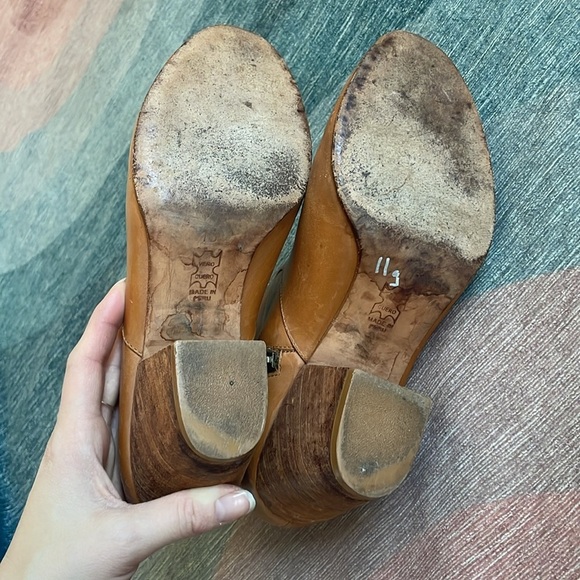 Fortress Of Inca Anthropologie Leather Western Ankle Booties - Picture 11 of 14